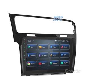 RADIO GPS ANDROID 12 PER VOLKSWAGEN VW GOLF 7 HDMI