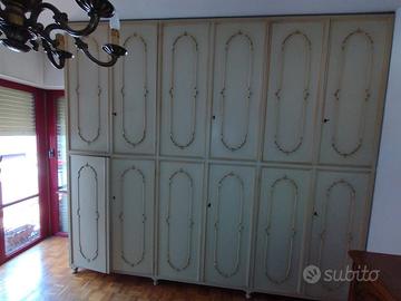 Armadio a sei ante per camera da letto