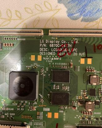 Scheda tcon tv LG55EG910V