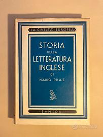 Storia della LETTERATURA INGLESE Mario Praz