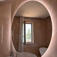 SPECCHIO CERASA TONDO 3 CON LED - 119 CM