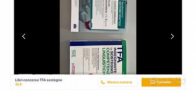 Libri concorso TFA SOSTEGNO