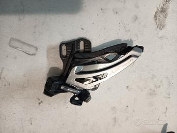 deragliatore ant Shimano XT e leva cambio sx slx