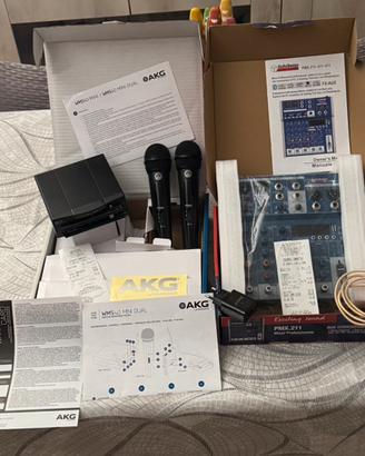 MIXER PROFESS MICROFONI AKG  NUOVO IN GARANZIA