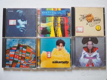 CD Bjork, Sakamoto, Joni Mitchell, Neil Young ecc.