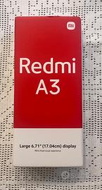 Smartphone Redmi A3 nuovo - acquistato a dicembre