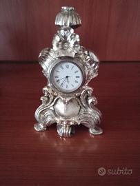 orologio da tavolo in argento 925 sterling