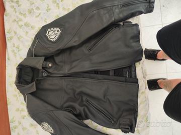 giacca pelle moto