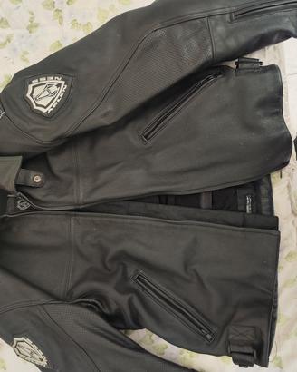 giacca pelle moto