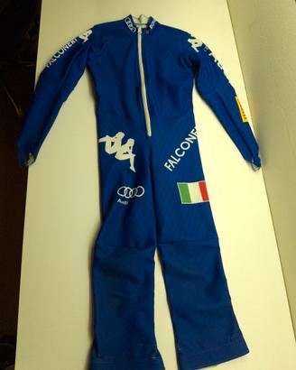 Tutina sci gara FISI 10 anni/140cm kappa nazionale