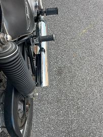 Scarico silentium corto per ducati scrambler epoca