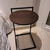 tavolino ferro e legno