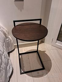tavolino ferro e legno