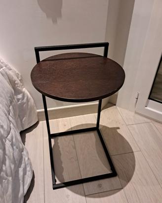 tavolino ferro e legno