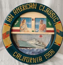 Antica pubblicità di transatlantico USA