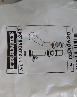 Scarico sifone Franke a 1 via per lavello 0330620 