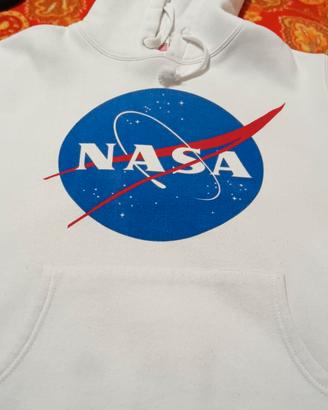 felpa NASA bianca 