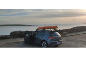 Golf elettrica, auto rara.