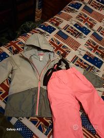 completo da sci bimba taglia 4/6 anni
