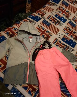 completo da sci bimba taglia 4/6 anni