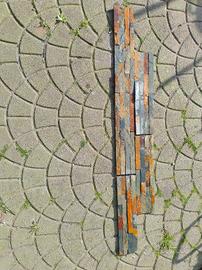 rivestimento in pietra naturale effetto ruggine