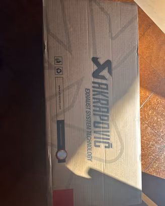 Scarico Akrapovic MAI MONTATO