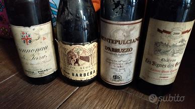 Bottiglie di vino da collezione 1980/2000 Leggere