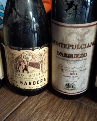 Bottiglie di vino da collezione 1980/2000 Leggere