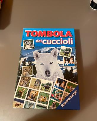 Gioco da tavolo tombola dei cuccioli