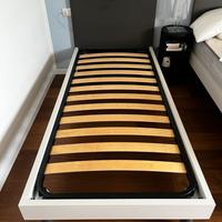 Letto singolo 90x190 cm con doghe in legno