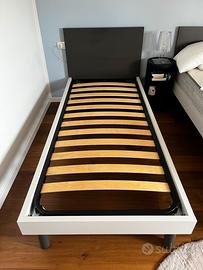 Letto singolo 90x190 cm con doghe in legno