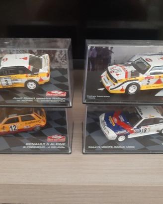 N.4 MODELLINI AUTO DA RALLY