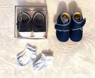 SET 2 paia di scarpe Chicco tg. 18 e 20 + calzini
