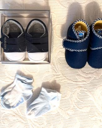 SET 2 paia di scarpe Chicco tg. 18 e 20 + calzini