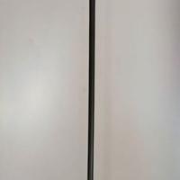 Lampada piantana da terra in vetro e marmo