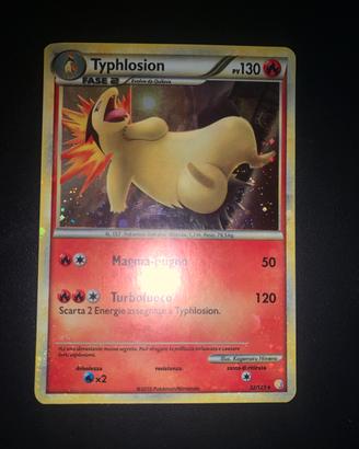 Carta Pokémon Typhlosion Holo 32/123 Ita Italiano