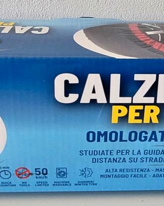 Calze da neve omologate Nuove mai usate