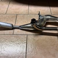 Marmitta Simonini cromata per Vespa PX 125-150