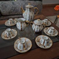 Tazzine con teiera in oro zecchino nuove