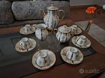 Tazzine con teiera in oro zecchino nuove