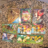 Cartoline 3D Pasqua 1970