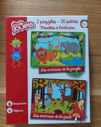 puzzle animali bambini 2+