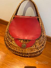 Borsa vintage in vimini
