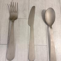 Set posate giganti da parete