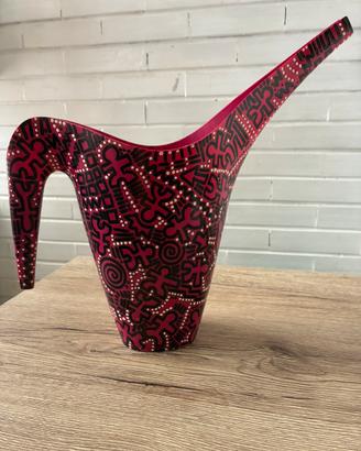 IKEA PS VÅLLÖ rosso Annaffiatoio dec a mano PopArt
