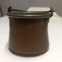 pentola in rame antica 