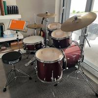 Batteria bambino Yamaha Ryden 20” set burgundi