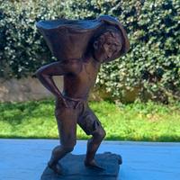 Antica scultura in bronzo 