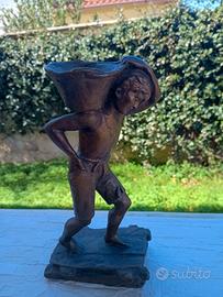 Antica scultura in bronzo 