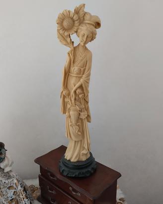 statua avorio 